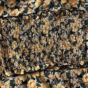 Super cute floral 2 piece . Maxi skirt and tube top